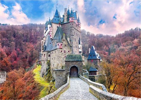 Amazon.com: Fairy Tale Background for Photography Vintage Castle Backdrops Red Tree Nature ...