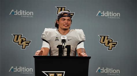 Dillon Gabriel - UCF Spring Game Press Conference - YouTube