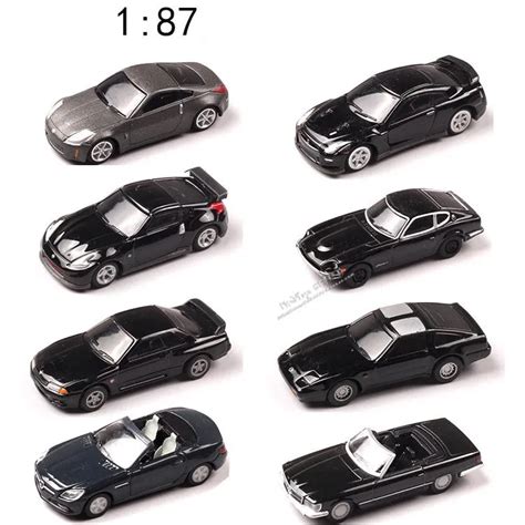 Aliexpress.com : Buy 9pcs / lot 1:87 Ho scale Collection version simulation Variety of alloy ...