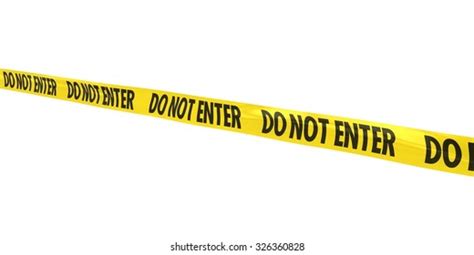 Do Not Enter Tape Line Angle Stock Illustration 326360828 | Shutterstock