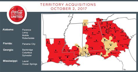 Coca-Cola UNITED Acquires 10 New Territories, and Production Facility, throughout the Southeast ...