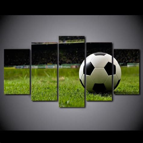 Football – Sport 5 Panel Canvas Art Wall Decor – Canvas Storm