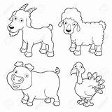 Farm Animals Coloring Pages Pdf sketch template