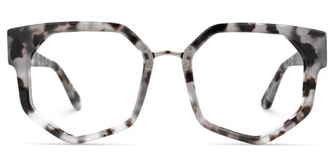 Cornelius - Geometric Tortoise Eyeglasses | Vooglam