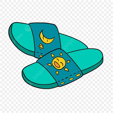 Traveler Cute Clipart PNG Images, Cute Cartoon Slippers Travel Clip Art ...