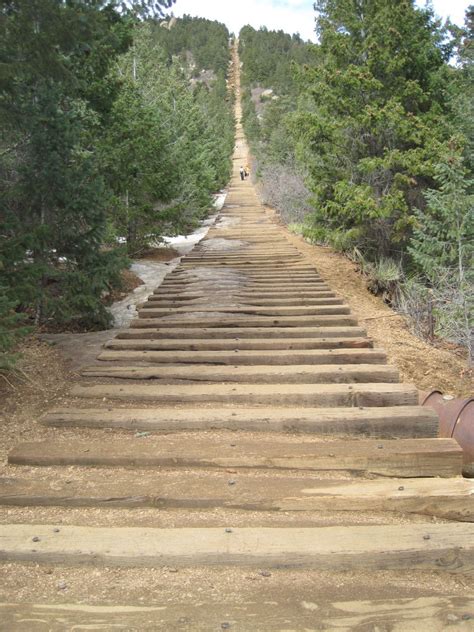 The Manitou Incline near Colorado Springs | Places to see | Pinterest | Hiking, Buckets and ...