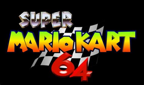 Super Mario Kart 64 Title Logo by TheMadMaxRocketkido on DeviantArt