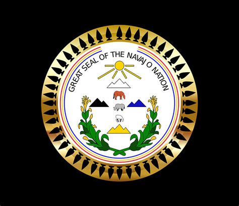 The Great Seal Of The Navajo Nation Digital Art by Wesam Khalil - Fine Art America