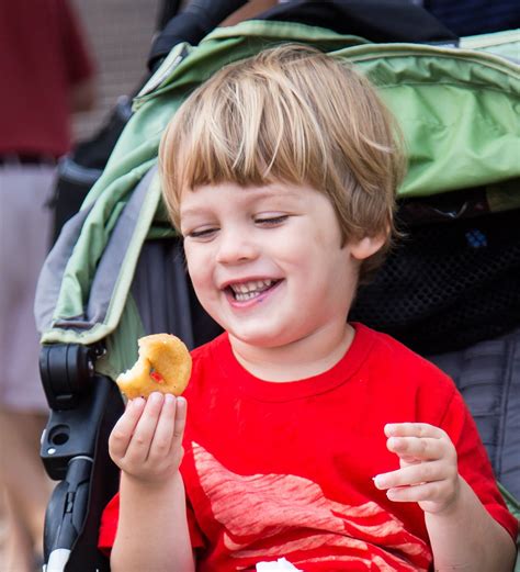 Free Images : person, people, play, boy, kid, male, food, child, facial expression, smile, donut ...