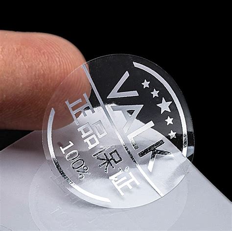 Transparent PVC label sticker, custom printing and custom shape, custom size available. | Clear ...