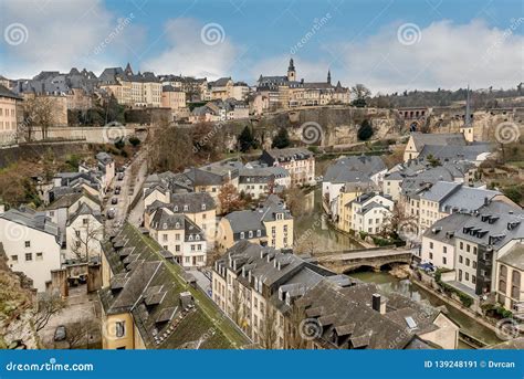 Luxembourg City, Capital of Luxembourg, View of Old Town Stock Image ...