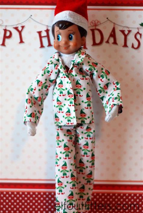 Elf Print Cotton Pajamas Inspiration Kit from by ElfOutfitters, $10.00 ...