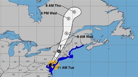 Tropical Storm Isaias Map: Track the storm's path along the East Coast