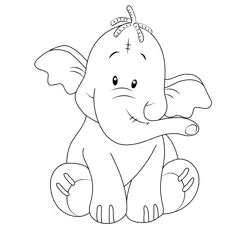 Heffalump Coloring Page for Kids - Free Pooh's Heffalump Movie ...