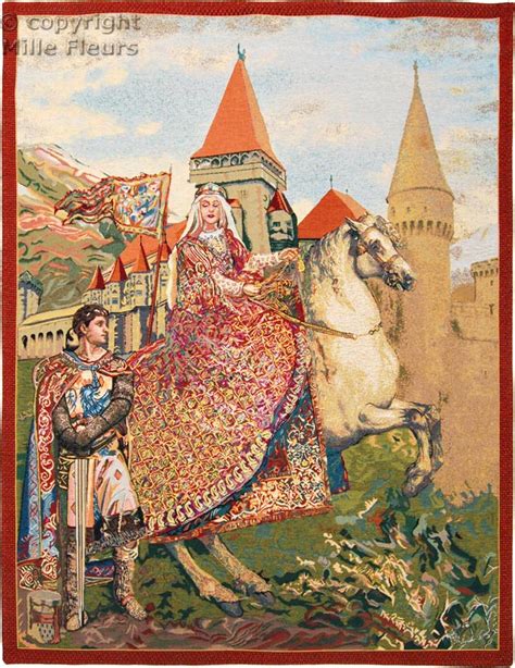 Sir Lancelot and Guinevere - Other Medieval - Wall tapestries - Mille ...