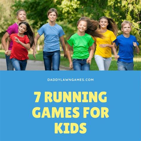 7 Running Games for Kids - Daddy Lawn Games