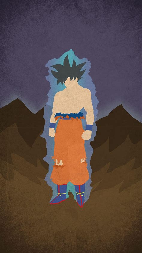 Ultra Instinct Goku Minimal Mobile, ultra instinct goku HD phone ...