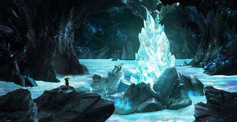 ArtStation - Fantasy Crystal Cave