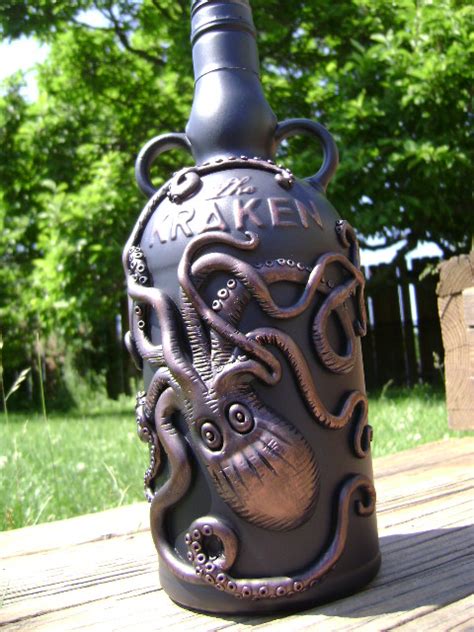 Custom Kraken Rum bottle by MissNicka on DeviantArt