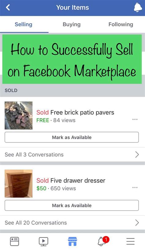 How to successfully sell on Facebook Marketplace