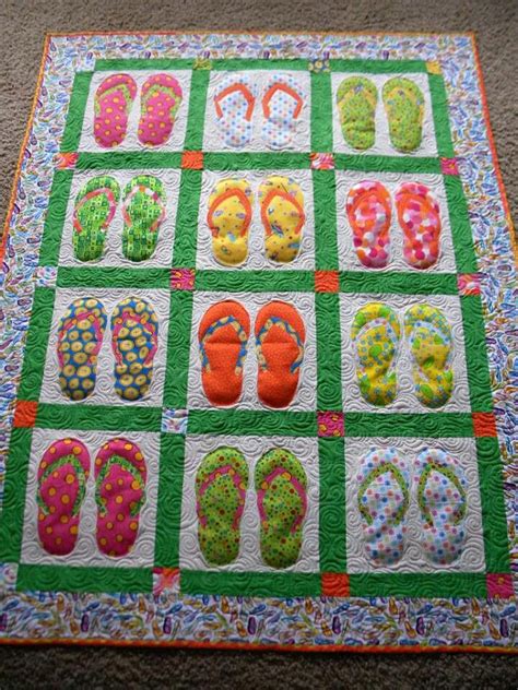 flip flop | Quilts, Summer quilts, Quilting crafts