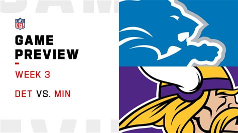 Detroit Lions vs. Minnesota Vikings preview | Week 3