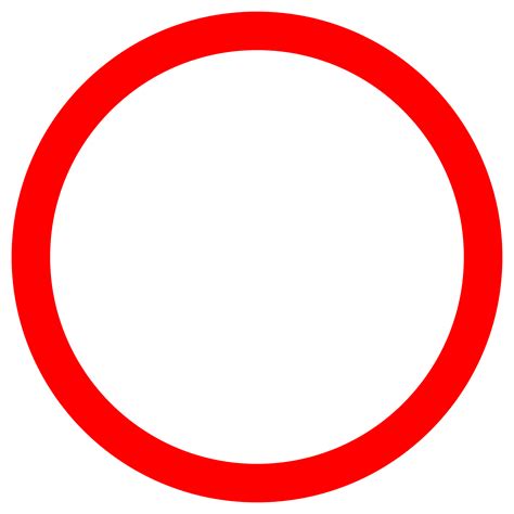 6 Red Circle Logo - LogoDix