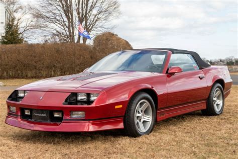 1990 Chevrolet Camaro Z/28 IROC-Z Convertible for sale on BaT Auctions - closed on February 10 ...