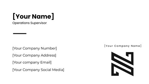 FREE Minimalist Business Card Templates - Edit Online & Download | Template.net