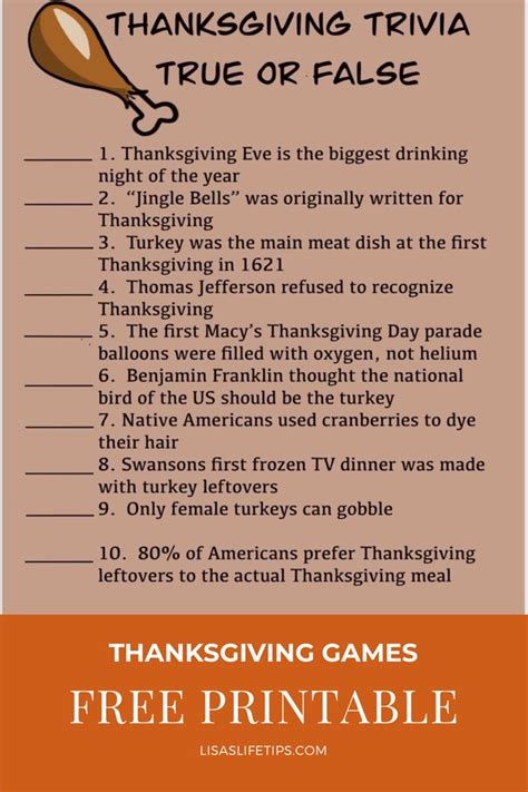 Free Thanksgiving Printables: Games, Banners, and Photo Props!