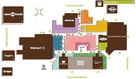 Woodgrove Centre shopping plan | Nanaimo british columbia, Canada ...