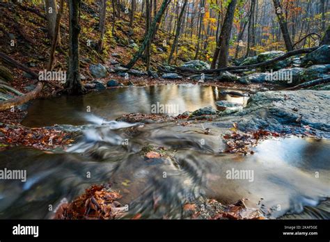 Fall colors and waterfalls in Shenandoah National Park Stock Photo - Alamy