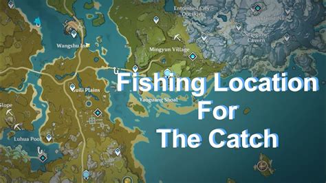 Fishing Location route for The Catch - YouTube