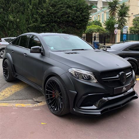 Ms Motors Cannes 🇫🇷 on Instagram: “Mercedes GLE63s coupé Hamann Full Black Mat!!!🔥🦍 - #mercedes ...