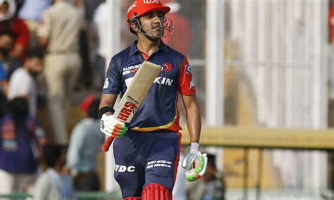 Gautam Gambhir Let Go Of Captaincy Of Delhi Daredevils In IPL 2018