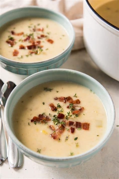 Creamy Potato and Leek Soup Recipe - House of Nash Eats