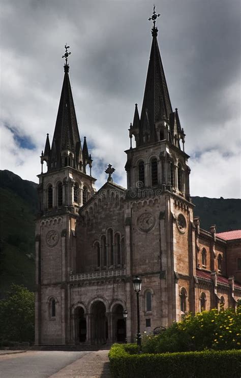 Covadonga basilica stock photo. Image of travel, valley - 2088776