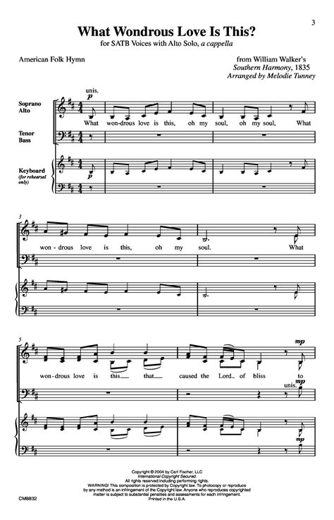 What Wondrous Love Is This? (SATB ) arr. Mel | J.W. Pepper Sheet Music | Sheet music, Choral ...