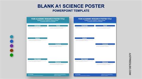 Free A1 Science Poster PowerPoint Template | Just Free Slide