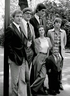 Cast Of Star Wars Black And White 8x10 Picture Celebrity Print | eBay