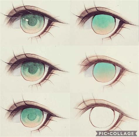 How to color the eye | Anime eye drawing, Eyes artwork, Eye drawing