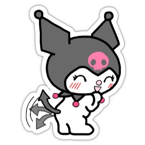 Printable Kuromi Stickers