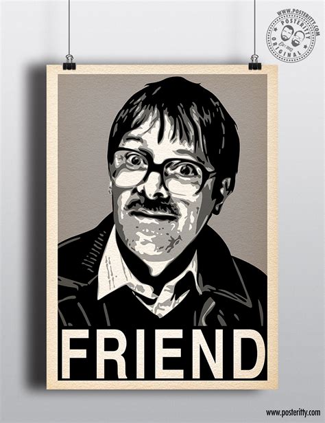 Jim (Friday Night Dinner) Friend - Minimalist 'Hope' Poster — Posteritty