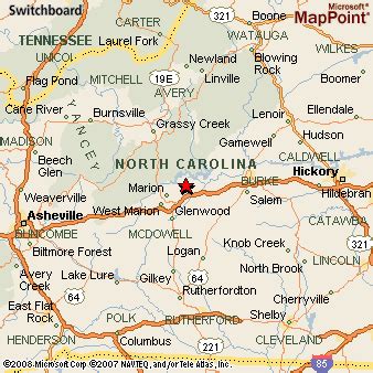 Where is Nebo, North Carolina? see area map & more