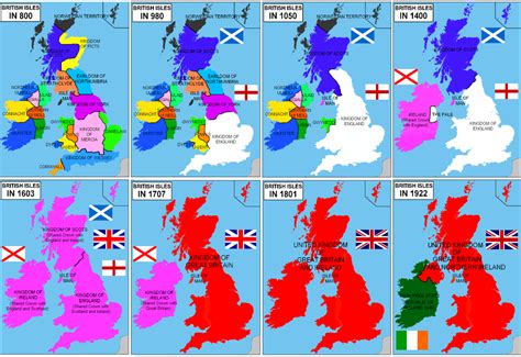 British Isles Unification 800 A.D. - 1922 A.D. - Maps on the Web