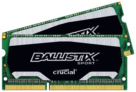 Crucial Announces the Ballistix Sport SODIMMs | TechPowerUp