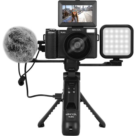 Minolta MND60V Vlogging and Content Creator's Kit MND60V-BK B&H