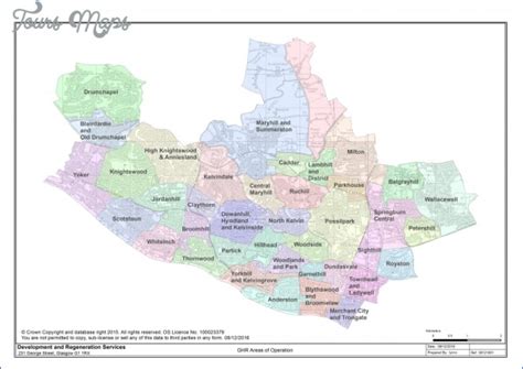 Map Of Maryhill Glasgow - ToursMaps.com