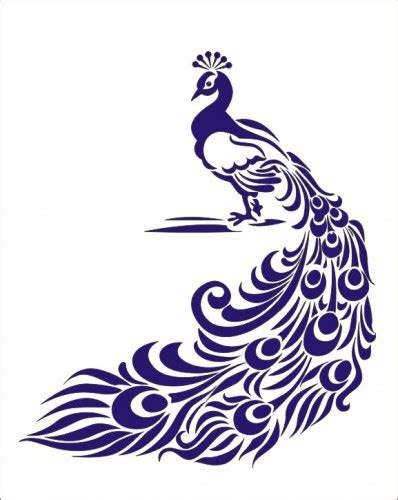 8 Best Images of Peacock Stencil Printable - Peacock Stencil, Peacock ...