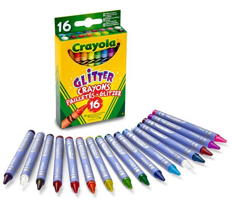 Crayola Glitter Crayons 16 ct. - Crayola